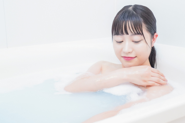 ポイント1：まずは入浴で深部体温を上げておく