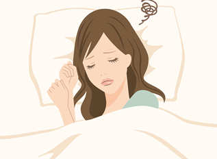 ノルアドレナリンの量が少ないと不眠になりやすく、多いと眠りは深くて短くなる